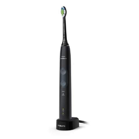 The Philips Sonicare ProtectiveClean 4500 HX6830/44 works towards a whiter smile. You do this with the Optimal White brush head combined with the whitener teeth brushing mode. It removes plaque and thoroughly cleans your teeth.