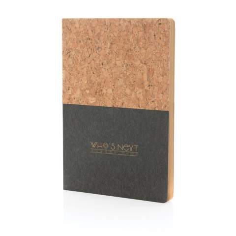 A beautiful notebook with a natural cork and kraft notebook cover.  Perfect for those who want to put their thoughts on paper. The pages are made from recycled craft paper. The notebook features 80 sheets/160 lined pages of 80 g/m2.<br /><br />NotebookFormat: A5<br />NumberOfPages: 160<br />PaperRulingLayout: Lined pages