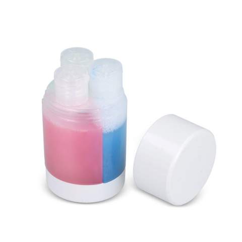 Dieses nachhaltige Reiseset enthält drei praktische 40-ml-Flaschen für Ihre Toilettenartikel. Sie eignen sich perfekt für Shampoo, Lotion und Duschgel und lassen sich platzsparend zusammenstecken. Aus recyceltem ABS und PP hergestellt, sind sie eine nachhaltige Wahl für deine Reisen.