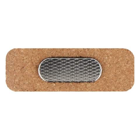 Maak kennis met onze magnetische naambadge van kurk - een duurzame, probleemloze manier om een gedenkwaardige introductie te maken. Hij is gemaakt van milieuvriendelijk kurk en voorzien van een krachtige magneet, zodat hij veilig kan worden bevestigd zonder spelden.