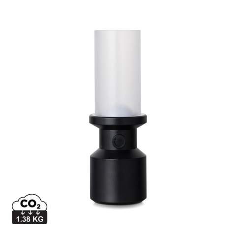 Let your home or office shine with the Niori rechargeable table lamp. The lamp combines functionality with modern design. With the built-in dimmer, you can adjust the brightness as needed. It is rechargeable via USB-C, 30cm TPE Type-C to USB-A charging cable included, and provides up to 6-8 hours of lighting. Certified by RCS (Recycled Claim Standard), RCS certification guarantees that the entire supply chain of recycled materials is certified. The total recycled content is based on the overall product weight. This product contains 36% RCS certified recycled ABS.<br /><br />Lightsource: LED<br />LightsourceQty: 1