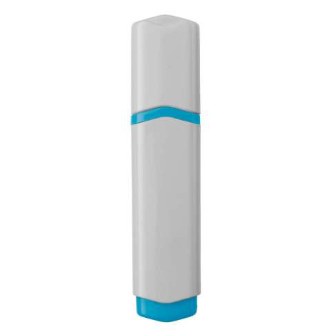 Toppoint design basic highlighter. The coloured details mention the writing colour.