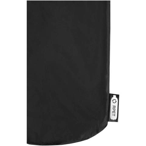 GRS gecertificeerd RPET polair fleece deken geschikt voor binnen en buiten. Geleverd met een 190T RPET-draagtas met trekkoordsluiting. Verpakt in een gerecyclede polybag. Afmetingen zak: lengte 34 cm, diameter 13 cm.