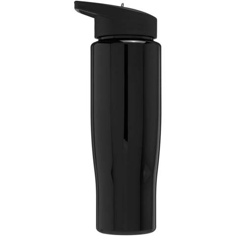 Single-wall sport bottle with a stylish, slimline design. Bottle is made from recyclable PET material. Features a spill-proof lid with flip-top drinking spout. Volume capacity is 700 ml. Mix and match colours to create your perfect bottle. Contact customer service for additional colour options. Made in the UK. Packed in a recycled PE plastic bag. BPA-free.