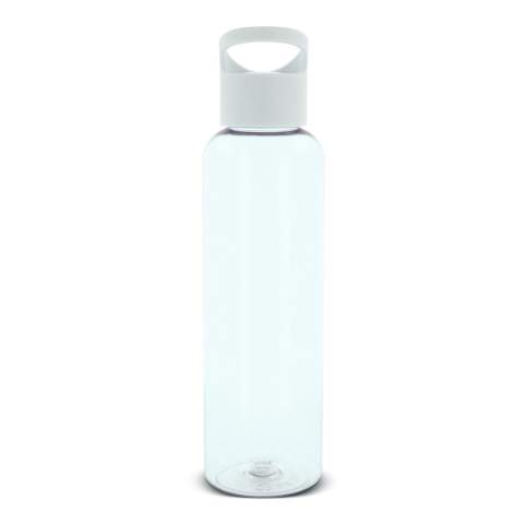 Single wall drinking bottle made of R-PET material. BPA-free. Suitable for cold non-carbonated drinks.