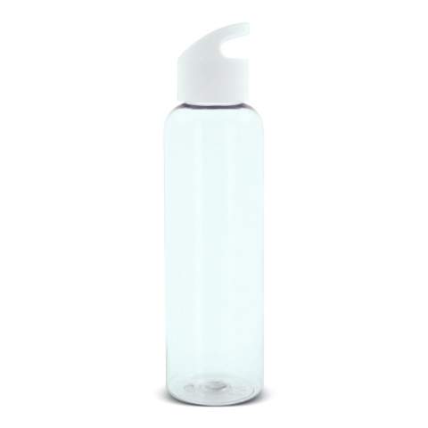 Single wall drinking bottle made of R-PET material. BPA-free. Suitable for cold non-carbonated drinks.