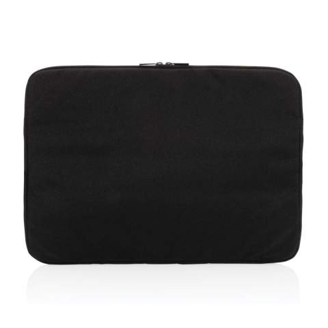 A stylish way to protect your laptop – a roomy front pocket and a sleek design that holds up to a 15.6" laptop. Made with 300D recycled polyester. With AWARE™ tracer that validates the genuine use of recycled materials. Each sleeve has reused 9.5 PET bottles. 2% of proceeds of each Aware™ product sold will be donated to Water.org.<br /><br />FitsLaptopTabletSizeInches: 15.6<br />PVC free: true