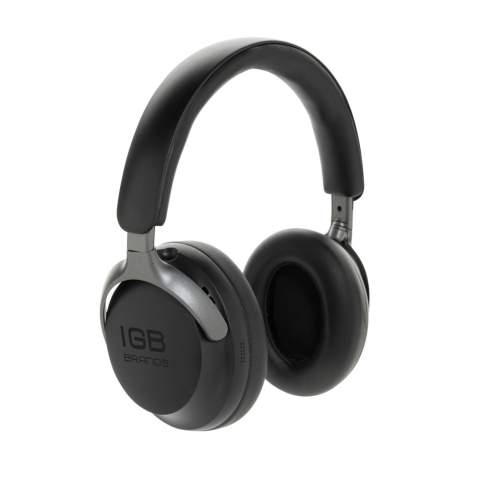 Comfortable and durable ANC wireless headphone that uses BT5.3 for super smooth connection and extra-long lasting playtime. Made with RCS (Recycled Claim Standard) certified recycled plastic. Total recycled content: 71 % based on total item weight. RCS certification ensures a completely certified supply chain of the recycled materials. The over ear design of the earbuds allows a perfect sound experience. Foldable design for easy storage. The built-in 400 mah lithum battery that allows a play time up to 20 hours and can be fully re-charged in 2 hours. Operating distance up to 10 metres. ANC level: 20 dB. Including mic to answer phone calls. Including RCS certified recycled TPE charging cable. Packed in FSC® mix packaging<br /><br />PVC free: true