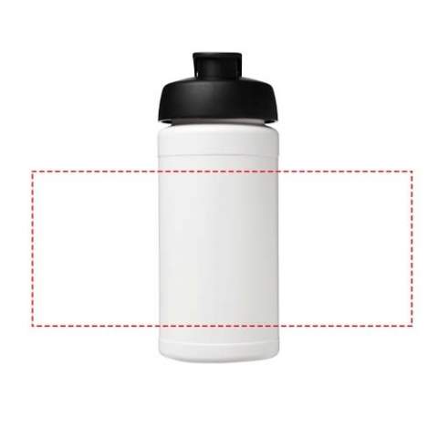 Single-wall sport bottle. Features a spill-proof lid with flip top. Volume capacity is 500 ml. Mix and match colours to create your perfect bottle. Contact customer service for additional colour options. Made in the UK. BPA-free. EN12875-1 compliant and dishwasher safe.