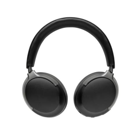 Comfortable and durable ANC wireless headphone that uses BT5.3 for super smooth connection and extra-long lasting playtime. Made with RCS (Recycled Claim Standard) certified recycled plastic. Total recycled content: 71 % based on total item weight. RCS certification ensures a completely certified supply chain of the recycled materials. The over ear design of the earbuds allows a perfect sound experience. Foldable design for easy storage. The built-in 400 mah lithum battery that allows a play time up to 20 hours and can be fully re-charged in 2 hours. Operating distance up to 10 metres. ANC level: 20 dB. Including mic to answer phone calls. Including RCS certified recycled TPE charging cable. Packed in FSC® mix packaging<br /><br />PVC free: true
