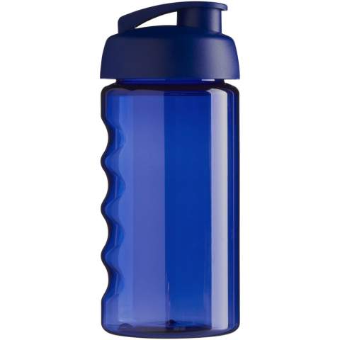 Single-wall sport bottle with integrated finger grip design. Bottle is made from recyclable PET material. Features a spill-proof lid with flip top. Volume capacity is 500 ml. Mix and match colours to create your perfect bottle. Contact customer service for additional colour options. Made in the UK. Packed in a recycled PE plastic bag. BPA-free.