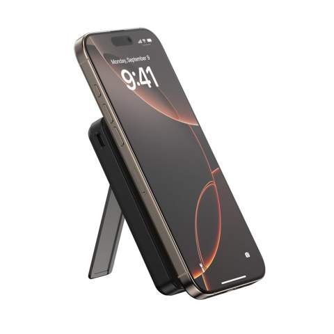 All the charging options you need in one slim design powerbank. Meet Delano, the 10,000mAh 5-in-1 20W PD fast charging powerbank. It comes equipped with a super strong 15W magnetic wireless charger, which can wirelessly charge your phone at maximum speed. The same charger can also charge your AirPods or Apple Watch. Need an even quicker boost to get you through the day? Delano supports lightning-fast 20W charging via its USB-C port, both for replenishing the powerbank itself and supercharging your device. It even has an integrated fast charging USB-C cable and a built-in lightning cable to charge less recent iPhone models. With an integrated kickstand, you can mount your phone during charging to watch movies or other content. Made with RCS (Recycled Claim Standard) certified recycled ABS and recycled PC plastic, the total recycled content is 24% based on the total item weight. Urban Vitamin products are made without PVC and are packed in plastic-reduced packaging.<br /><br />WirelessCharging: true<br />PowerbankCapacity: 10000<br />PVC free: true