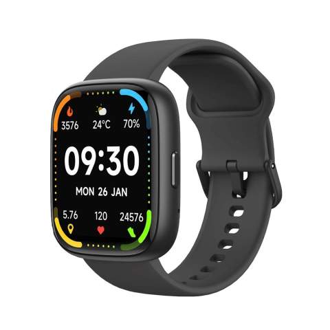 De SWB29 smartwatch meet dagelijkse fysieke activiteiten en houdt hartslag, stappen, zuurstofgehalte in het bloed, stressniveau en nog veel meer bij. De smartwatch heeft ook een multisportmodus, waarmee je ook sportactiviteiten zoals wandelen, hardlopen, pilates, yoga en meer nauwkeuriger kunt meten. Het beschikt ook over de Alexa-spraakassistent en de mogelijkheid om oproepen te ontvangen en te plaatsen. Bluetooth® versie 5.3 voor een stabiele verbinding tussen de smartwatch en je apparaat.