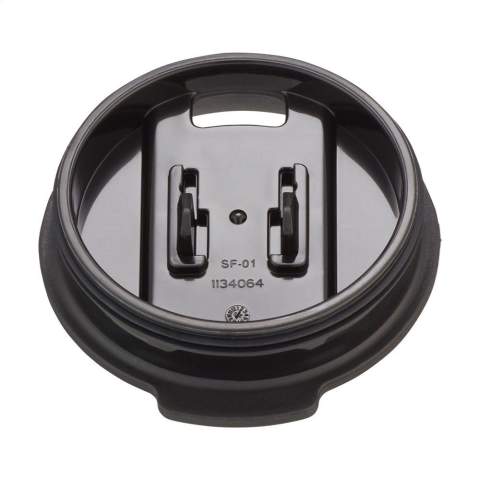 Double-walled, vacuum-insulated stainless steel thermo cup made by Contigo®. With splash-proof one-piece lid to prevent spills. THERMALOCK™ technology keeps drinks cold up to 15 hours and hot up to 5 hours. With sleek stainless steel handle. Suitable for almost all coffee machines. Easy clean. Lid and body are top-rack dishwasher-safe. Washing by hand is recommended to preserve the imprint. Capacity 420 ml.      STOCK AVAILABILITY: Up to 1000 pcs accessible within 10 working days plus standard lead-time. Subject to availability.      Contigo: The best in quality, design and technology. Immediately recognisable by its sleek and stylish design, strong and solid. The innovative Contigo water bottles and thermo cups are odourless and tasteless. The drinking bottles are operated one-handed and can be used anywhere, anytime, also on the go. Comes with a 2-year manufacturer's warranty.