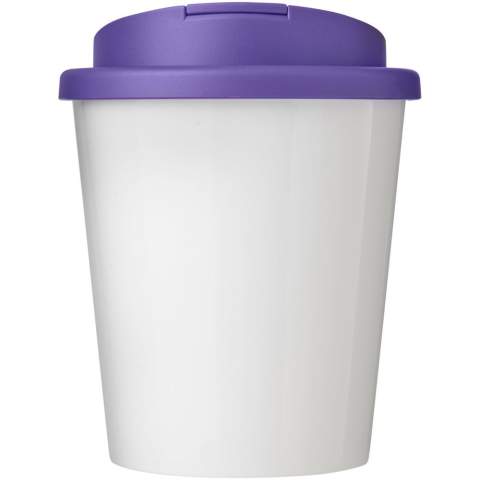 Dubbelwandige geïsoleerde beker met draaideksel en zijn vervaardigd zonder siliconen voor een volledige recyclebare beker. De buitenste laag van de beker is gemaakt van gerecycled plastic. De beker heeft een full colour all-over bedrukking welke tijdens het spuitgiet proces één wordt met de beker en hierdoor lang meegaat en duurzaam is. De inhoud is 250 ml. EN12875-1, vaatwasmachinebestendig en magnetronbestendig. Mix en match kleuren om je perfecte beker te creëren. Neem contact met ons op voor extra kleurmogelijkheden. Gemaakt in het Verenigd Koninkrijk. BPA-vrij.