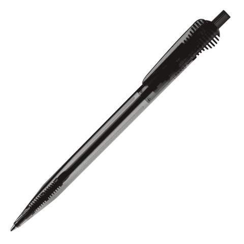 Toppoint design ball pen, made in Germany. This pen has a blue writing X20 refill for 2.5km of writing pleasure. Made with transparent parts.