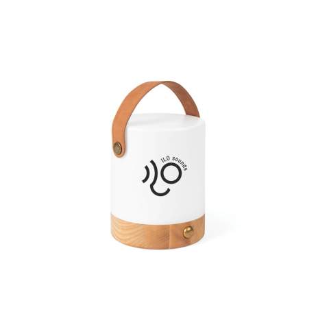 Deze draagbare, moderne lantaarn past zich aan elke gelegenheid aan. Schakel eenvoudig tussen warm licht, wit licht en warm wit licht met de aanraakschakelaar, en pas de helderheid aan met een lange druk. Met een handige PU-strap is hij gemakkelijk mee te nemen naar een picknick, de tuin, of waar je ook maar een extra sfeertje wilt toevoegen. Het strakke ontwerp maakt het een decoratief pronkstuk. Deze lamp biedt tot 8 uur verlichting. Gemaakt van gerecycled ABS en acaciahout. Oplaadbaar via USB-C, kabel inbegrepen. Gecertificeerd door RCS (Recycled Claim Standard), waarbij de RCS-certificering garandeert dat de gehele toeleveringsketen van gerecyclede materialen gecertificeerd is. Het totale gerecyclede gehalte is gebaseerd op het totale productgewicht. Dit product bevat 42% RCS-gecertificeerd gerecycled ABS.<br /><br />Lightsource: LED