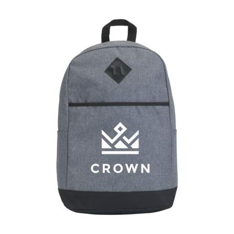 Sac à dos pour pc portable 13 pouces en polyester 600D/300D de 2 tons avec une fermeture à glissière dissimulée au dos. Ceci complique l’accès au contenu du sac pour les pickpockets et vos affaires sont en toute sécurité. Le compartiment principal spacieux est pourvu d’une poche de protection pour un pc portable de 13” et de diverses poches fendues. Muni d’une doublure en PVC solide qui protège le contenu en cas de pluie. Une Poche avant, 2 poches latérales et une boucle de transport. Le dos et les sangles d’épaule sont pourvus d’une mousse confortable.