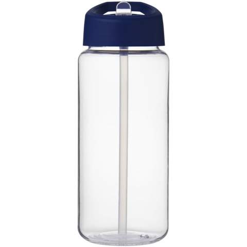Einwandige Sportflasche aus strapazierfähigem, BPA-freiem Tritan™-Material. Verfügt über einen auslaufsicheren Deckel mit klappbarer Tülle. Das Fassungsvermögen beträgt 600 ml. Mischen und kombinieren Sie Farben, um Ihre perfekte Flasche zu kreieren. Hergestellt in Europa. Verpackt in einem kompostierbaren Beutel. 