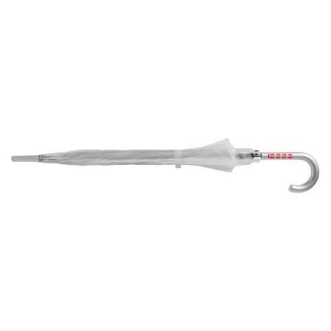 23" Paraplu met metalen frame, metalen baleinen en kunststof handvat.