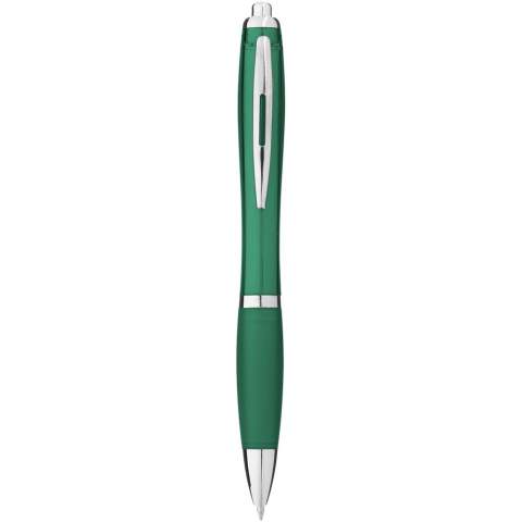 Schreiben ist etwas alltägliches. Deshalb ist es wichtig, einen zuverlässigen Stift zu haben. Der Nash Kugelschreiber mit seinem stilvoll geschwungenen Design ist ein solcher Stift. Er besteht aus ABS-Kunststoff, der hart und solide ist und somit eine lange Lebensdauer bietet. Dank der schnellen Klickmechanik ist der Kugelschreiber schnell zu bedienen und mit seinem weichen Griff reduziert er  Spannungen auf der Schreibfläche. Der Nash-Kugelschreiber ist in verschiedenen Farben erhältlich und bietet zahlreiche Möglichkeiten zur Logoanbringung. 