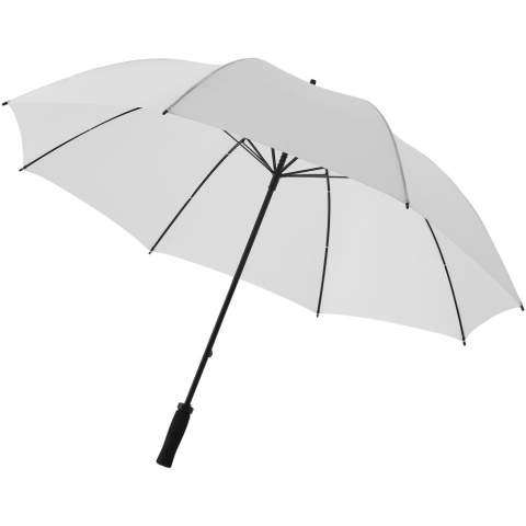 Le parapluie Yfke 30" est suffisamment spacieux pour garder 2 personnes au sec. Il est fabriqué en polyester résistant à l'eau et aux couleurs, et possède un mât en fibre de verre super solide et léger ainsi que des baleines en métal. La poignée en mousse EVA rend le parapluie confortable à tenir. En outre, il offre de multiples options pour placer des logos ou d'autres messages et est disponible en plusieurs couleurs.