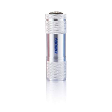 Aluminium lamp met 9 witte LEDs.<br /><br />Lightsource: LED<br />LightsourceQty: 9