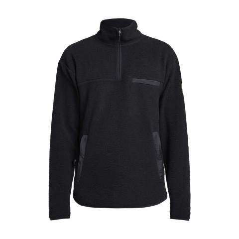 Een fleece met een volledig doorlopende ritssluiting en een tijdloos ontwerp dat je het hele jaar door warm houdt. Het is perfect onder een shell jacket of op zichzelf gedragen op frisse dagen. Hij staat geweldig bij een spijkerbroek of onze outdoorbroek voor een complete look. Het heeft een ritssluiting bij de hals als stijlvol detail om je temperatuur te kunnen regelen.Je kunt je telefoon en sleutels opbergen in de twee zakken met ritssluiting aan de voorkant. Het heeft ook een discreet Tenson-logo op de mouw. De Yoke Half Zip werkt perfect als trui voor doordeweeks in de stad en in het weekend buiten.