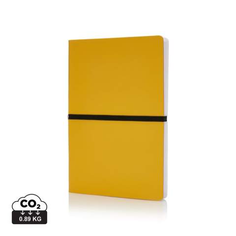 Soft PU notebook with 192 lined pages inside of 80g/m2 paper.