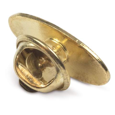 Un pins/épinglette oval avec Doming. Fermeture papillon.