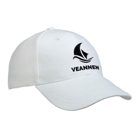 Kingcap medium profile cap aus gebürsteter Baumwolle mit Klettverschluß. Kopfgroße: 58 cm