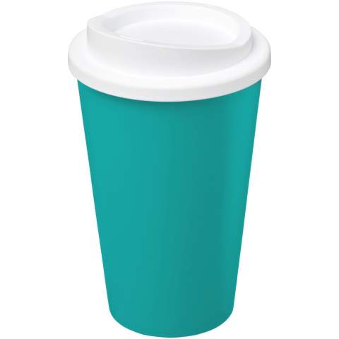Gobelet isotherme à double paroi avec couvercle à visser. Capacité de 350 ml. Couleurs à mélanger et à assortir pour créer le mug parfait. Fabriqué au Royaume-Uni. Emballé dans un sac en plastique PE recyclé. Sans BPA.