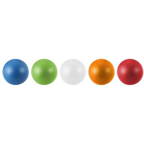Anti-stressbal om mee te gooien, te stuiteren en in te knijpen. Bij anti-stress artikelen kunnen kleine variaties voorkomen in dichtheid, kleur, afmetingen en gewicht die effect kunnen hebben op precisie en uniformiteit van de bedrukking, die ook kan breken. Geen half-tinten. Niet geschikt voor kinderen jonger dan drie jaar.