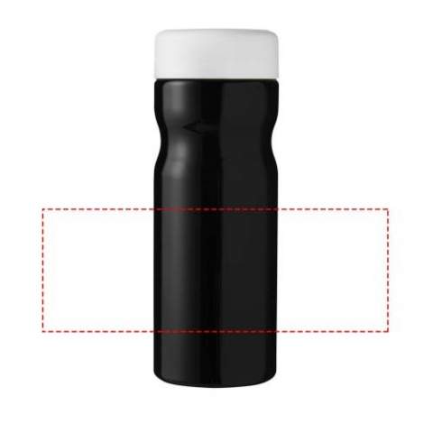 Single-wall water bottle with ergonomic design. Bottle is made from recyclable material. Features a secure screw-cap lid. Volume capacity is 650 ml. Made in the UK. Packed in a home-compostable bag. Mix and match colours to create your perfect colour bottle. BPA-free.