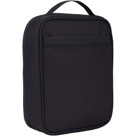 The Case Logic Invigo accessories bag has space for cables, earbuds, adapters, and other personal items. It is great to use in a larger bag or on its own. This bag is made with a 100% recycled 600D polyester exterior and 150D polyester lining. Featuring a pen pocket, zip pocket, a large slip pocket, and dedicated storage compartments for larger items such as headphones.
