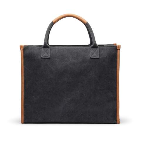 Stay organised on-the-go with our spacious office tote, perfect for carrying all your essential desk accessories. This large bag features a padded computer compartment to keep your electronics safe and secure. The tote is made from 42% RCS (Recycled Claim Standard) certified recycled materials, ensuring a fully certified supply chain of the recycled materials used. The total recycled content is based on the overall product weight, reflecting our commitment to responsible sourcing. With a versatile design suited for hybrid work-solutions, this office tote is the ultimate solution for busy professionals on the go.Suitable for computers with an overall size of 17 inches. Please note that the dimensions of the display are not the same as the dimensions of the entire computer.<br /><br />FitsLaptopTabletSizeInches: 13.0