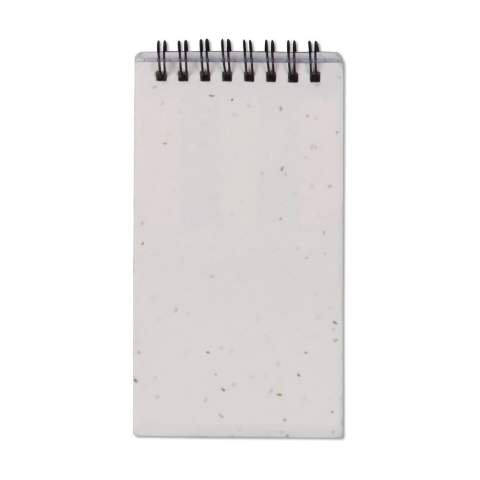 Een set van zaadpapier met zelfklevende notitieblaadjes. Stop de kaft in de grond en geef het water. Na een tijdje ontkiemen de zaadjes (mix van o.a. lavendel, madeliefjes, munt, cherry tomaat) en gaat de boodschap letterlijk bloeien. Bevat 100 pagina's gerecycled papier met ruitjes, 25 zelfklevende memoblaadjes en 5x25 index tabs.