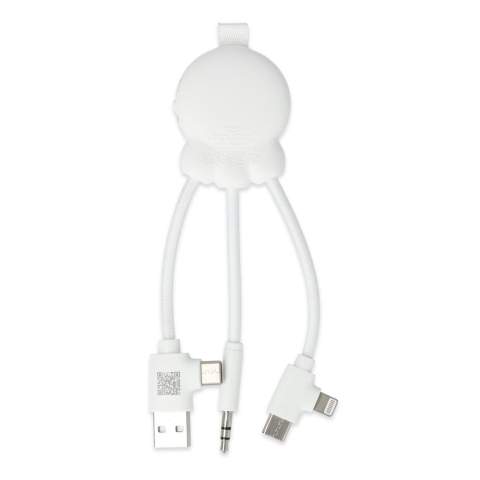 This wireless audio transmitter and charging cable is a must-have for music lovers on the go. With the TX function, you can easily transmit audio from sources like in-flight entertainment systems or fitness equipment to your earbuds or headphones, without the hassle of wires. The RX function allows you to turn any wired speaker into a wireless one, giving you the flexibility to enjoy your music wherever you are. Thanks to the built-in battery, which offers up to 8 hours of playtime, you can enjoy uninterrupted audio all day long. The dual adapters for both input and output ensure compatibility with a wide range of devices. This versatile and innovative device, made from recycled material, is the perfect tool for all your audio needs.