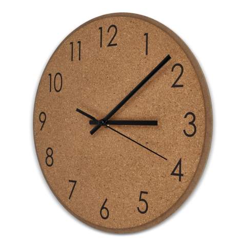 This sustainable wall clock is made from cork, offering a natural aesthetic to your space. Its minimalist design blends seamlessly with various décor styles, making it a functional and stylish addition to any room.