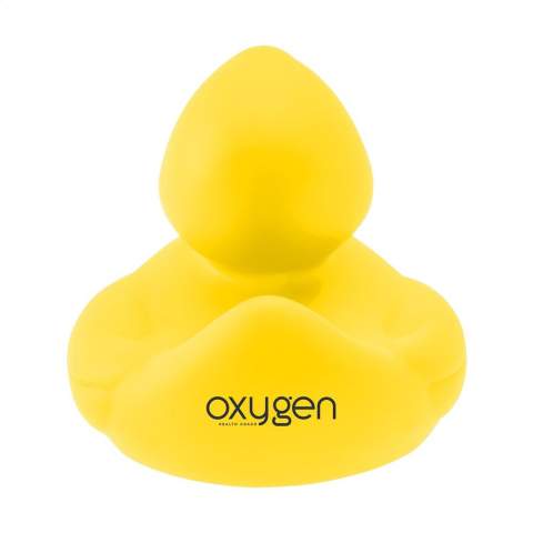 Rubber duck bath toy.