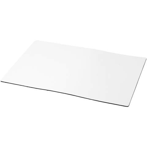 Enhance your workspace with the A2 desk mat, providing ample space and large branding areas for prominent logo placement. Durable and non-slip, it’s perfect for protecting desks and showcasing your brand. Supplied on a quality black foam base.