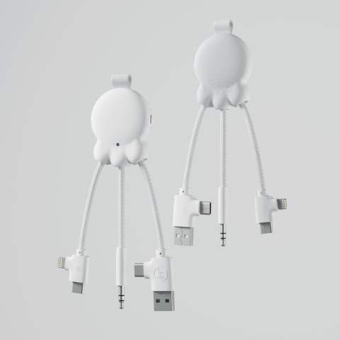 This wireless audio transmitter and charging cable is a must-have for music lovers on the go. With the TX function, you can easily transmit audio from sources like in-flight entertainment systems or fitness equipment to your earbuds or headphones, without the hassle of wires. The RX function allows you to turn any wired speaker into a wireless one, giving you the flexibility to enjoy your music wherever you are. Thanks to the built-in battery, which offers up to 8 hours of playtime, you can enjoy uninterrupted audio all day long. The dual adapters for both input and output ensure compatibility with a wide range of devices. This versatile and innovative device, made from recycled material, is the perfect tool for all your audio needs.