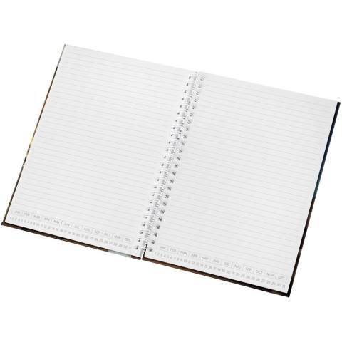 L'agenda non daté à couverture rigide Desk-Mate® A5 avec papier 80 g/m2 offre flexibilité et personnalisation dans un format pratique et portable. Sans dates préimprimées, vous pouvez commencer à planifier à tout moment, en personnalisant chaque page pour l'adapter à votre emploi du temps. Parfait pour noter vos pensées quotidiennes, vos objectifs ou vos rendez-vous à votre propre rythme, cet agenda A5 est idéal pour ceux qui recherchent un moyen intemporel et adaptable de rester organisés. Les modèles d'agendas sont disponibles en anglais, français, allemand, espagnol, italien, polonais et néerlandais.
