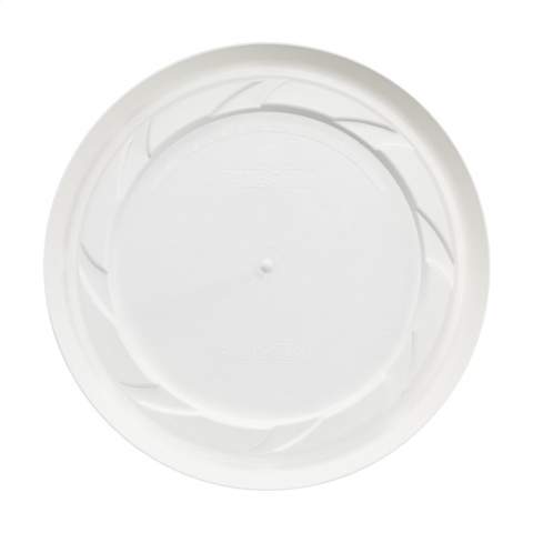 WoW! Frisbee (Ø 23 cm) aus recyceltem Kunststoff. Inklusive Vollfarb-Aufkleber.