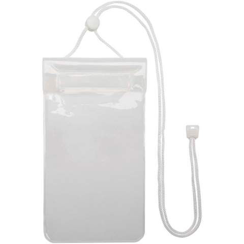 Waterdicht extra groot (XL) telefoonhoesje met IPX7-certificering, waardoor het apparaat beschermd blijft tegen waterschade. De meegeleverde lanyard kan gemakkelijk om de nek worden gedragen, waardoor het perfect is voor stranddagen, wandelingen of wateractiviteiten.
