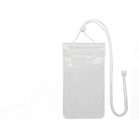 Waterdicht extra groot (XL) telefoonhoesje met IPX7-certificering, waardoor het apparaat beschermd blijft tegen waterschade. De meegeleverde lanyard kan gemakkelijk om de nek worden gedragen, waardoor het perfect is voor stranddagen, wandelingen of wateractiviteiten.