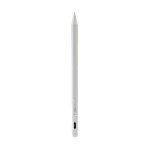 Leichter Stylus-Stift aus Aluminium der Marke Grundig. Kompatibel mit Tablets, Smartphones und anderen Geräten mit Touchscreen. Vielseitig einsetzbar zum Schreiben, Zeichnen, Tippen und Notieren.    Mit integriertem Akku für eine Betriebsdauer von bis zu 8 Stunden nach vollständiger Aufladung über USB-C. Ausgestattet mit einer austauschbaren Stiftspitze für dauerhaft präzises Arbeiten. Das ergonomische Design ermöglicht eine lange und komfortable Nutzung zu Hause und unterwegs. Inklusive USB-C-Kabel und Gebrauchsanweisung. Verpackt pro Stück.
