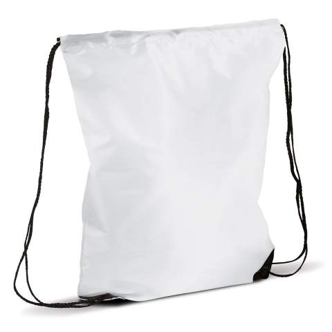 Découvrez le sac à cordon 210T R-PET - simple, durable et pratique. Un choix respectueux de l'environnement pour vos articles de tous les jours.