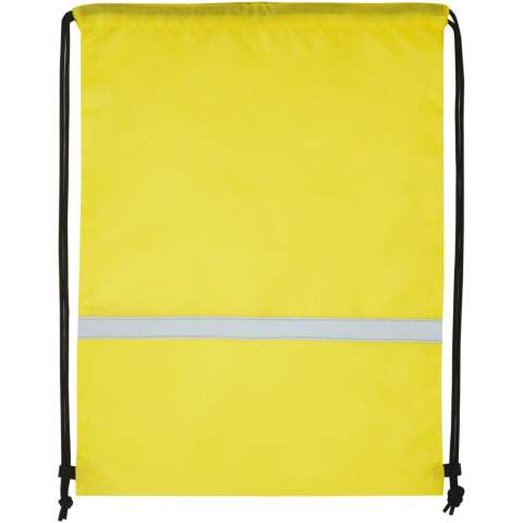 Complete safety and visibility set for children aged 7 to 12 years. This back-to-school giveaway set contains a reflective drawstring backpack, safety vest, and a set of reflective shoelaces. The reflective backpack has a large compartment with drawstring closure and is tested and certified under regulation EN 1150:1999. The high visibility vest in XS size is suitable for children aged 7-12 years with a height between 104-121 cm. Large decoration area on the front and on the back of the vest. On the shoulder and the bottom elastic bands there are hook & loop closures, that offers extra safety and makes the vest easy to put on. The elastic bands on the other side makes it stretchable allowing for easy wearing on thick coats. The vest is tested and certified under regulation EN 1150:1999. It also adheres to the PPE guidelines on application of Regulation (EU) 2016/425 Personal Protective Equipment Category II. The reflective shoelaces are 80 cm long with sturdy ends on both sides for easy placing into any shoe.