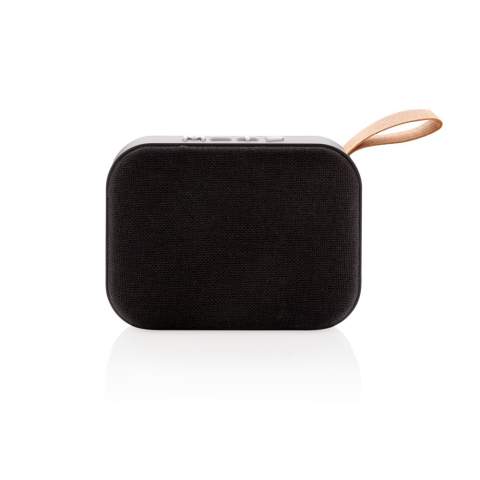 Haut-parleur 3W avec corps en ABS et finition soft touch, grille en tissu et le bas de l'enceinte est muni de bandes en caoutchouc pour une meilleure qualité sonore et une meilleure prise en main. Batterie 300 mAh pour une autonomie jusqu'à 3 heures sur une seule charge et une distance de connexion jusqu'à 10 mètres avec BT 5.0. Avec un câble USB-C pour charger le haut-parleur.<br /><br />HasBluetooth: True<br />NumberOfSpeakers: 1<br />SpeakerOutputW: 3.00
